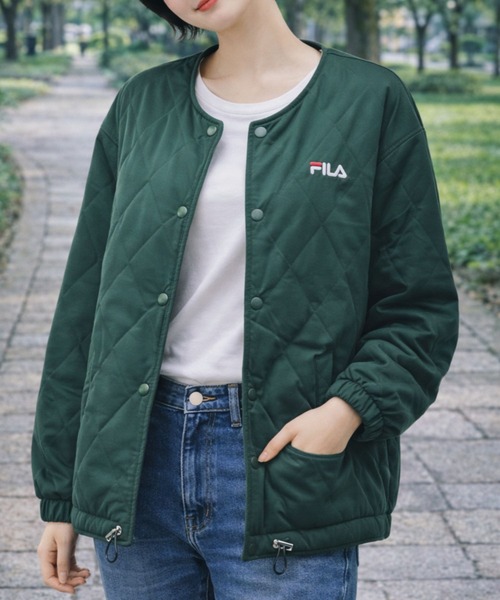 FILA（フィラ） ジャケット ノーカラージャケット FILA UVリバーシブル