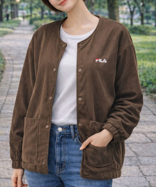FILA（フィラ） ジャケット ノーカラージャケット FILA UVリバーシブル
