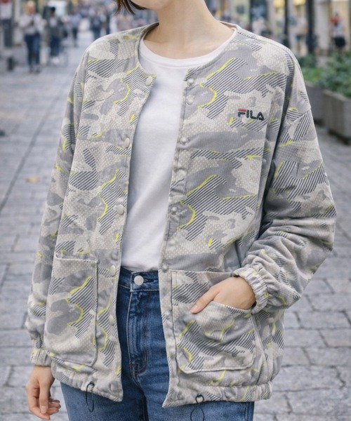 FILA（フィラ） ジャケット ノーカラージャケット FILA UVリバーシブル