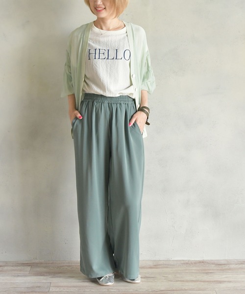 「BITTOKO」 パンツ FREE グレー レディース_画像3