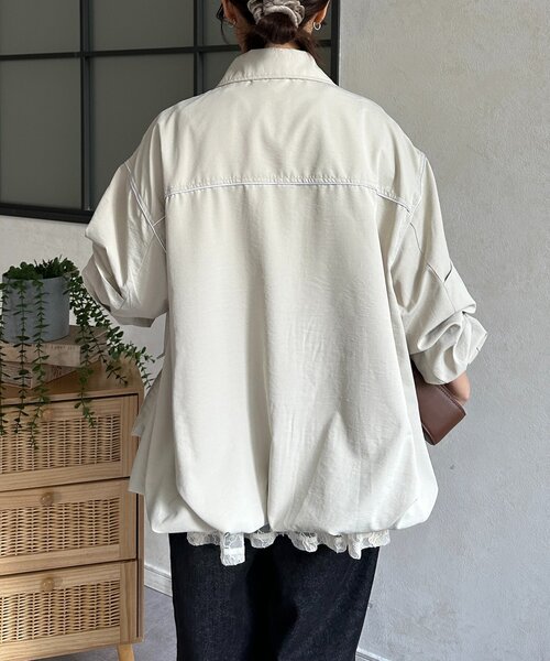 Thevon（ゼヴォン） ブルゾン アウター ステンカラーバルーン