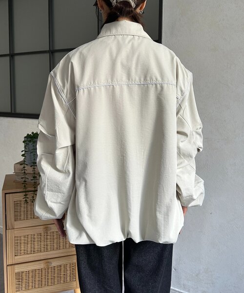 Thevon（ゼヴォン） ブルゾン アウター ステンカラーバルーン