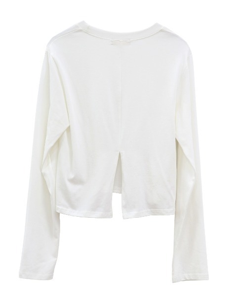 「ISOOK」 長袖カットソー FREE ホワイト レディース_画像2