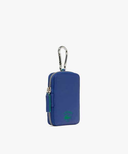 「LACOSTE」 キーケース FREE ブルー メンズの画像