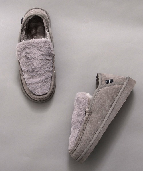 「MEI」 モカシンシューズ M ブラック レディース_画像6