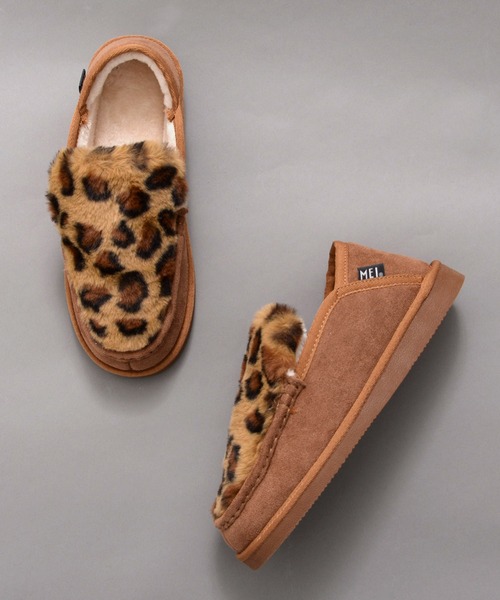 「MEI」 モカシンシューズ M ブラック レディース_画像8