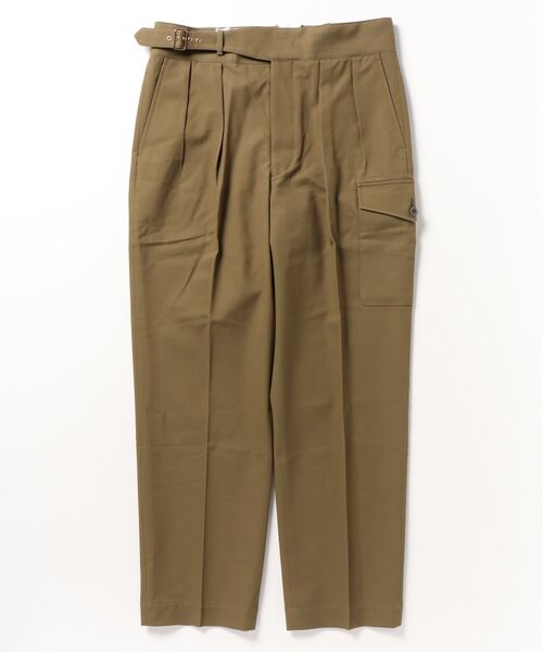 「NANO universe」 「Tangent」パンツ 48 グリーン メンズ_画像2