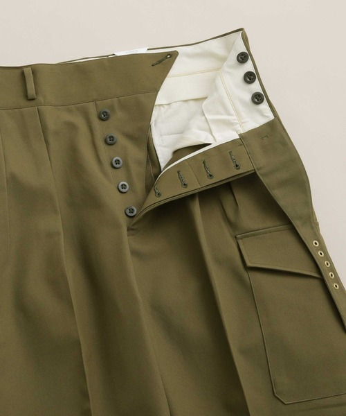 「NANO universe」 「Tangent」パンツ 48 グリーン メンズ_画像8