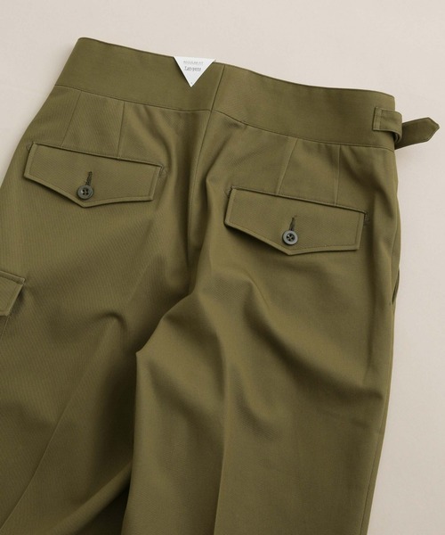 「NANO universe」 「Tangent」パンツ 48 グリーン メンズ_画像9