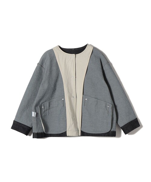 「SHIPS Colors」 デニムジャケット ONE SIZE ナチュラル レディース_画像6