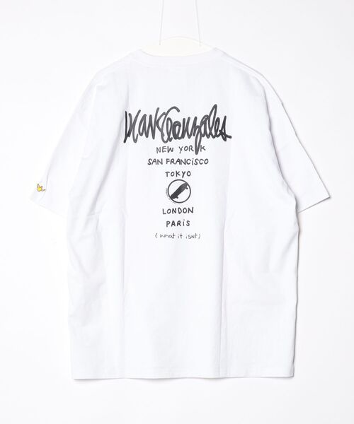 「Mark Gonzales」 ワンポイント半袖Tシャツ X-LARGE ホワイト メンズ_画像2