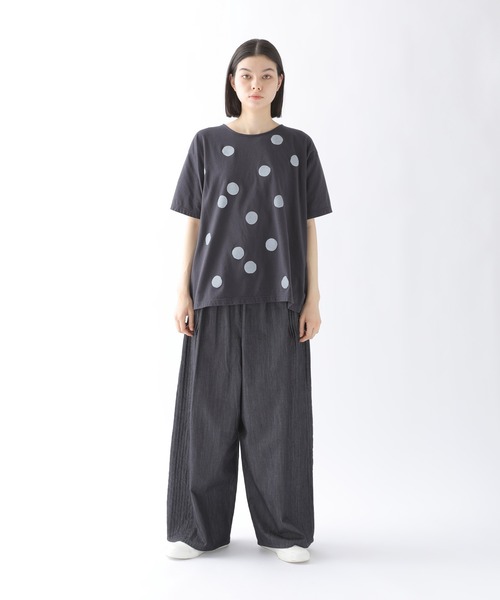 「Plantation」 半袖カットソー M size ライトグレー レディース_画像5