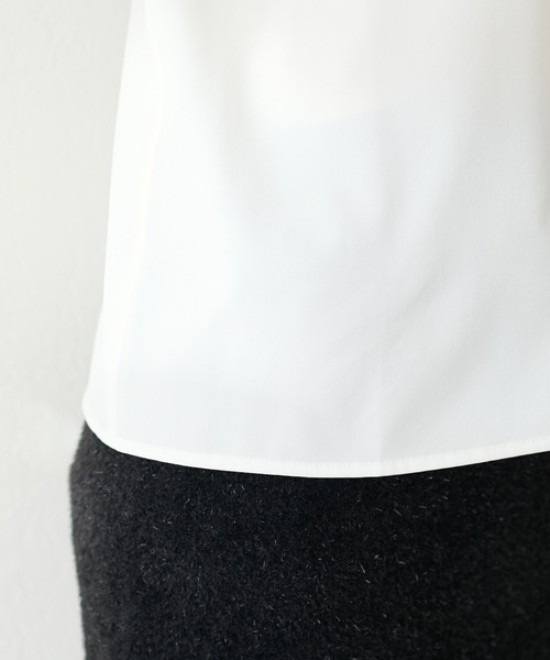 「natural couture」 長袖ブラウス FREE ネイビー レディース_画像7