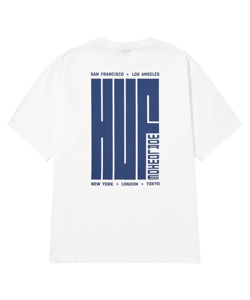 「HUF」 半袖Tシャツ X-LARGE ホワイト メンズ_画像4
