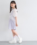 ワンピース キッズ シアーシャツドッキングワン...の詳細画像1