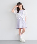 ワンピース キッズ シアーシャツドッキングワン...の詳細画像2