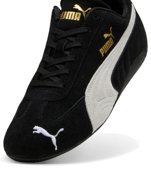 「PUMA」 ローカットスニーカー 24.5cm ブラック メンズの画像