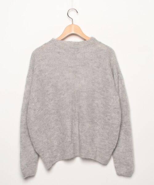 「SACRA」 長袖ニット 38 グレー レディース_画像2