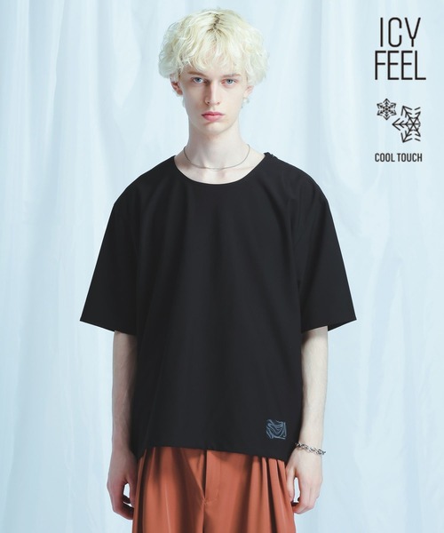HARE（ハレ） tシャツ 「接触冷感/SETUP対応」ユルネックフハクプル