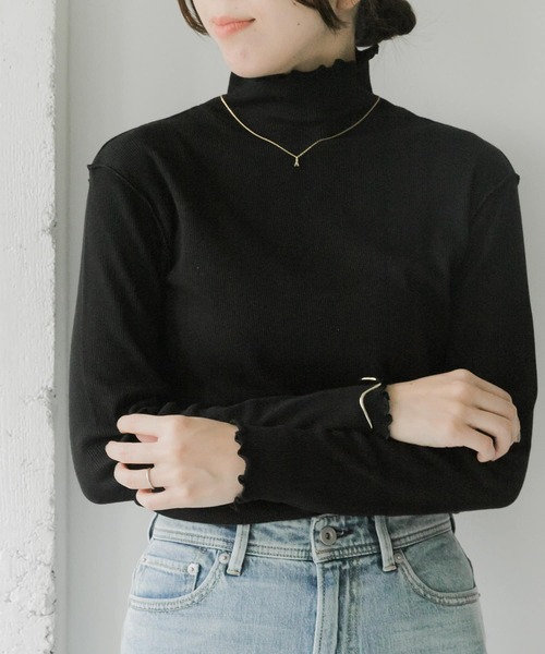 「URBAN RESEARCH Sonny Label」 長袖カットソー FREE ベージュ レディース_画像4