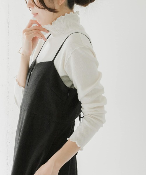 「URBAN RESEARCH Sonny Label」 長袖カットソー FREE ベージュ レディース_画像6