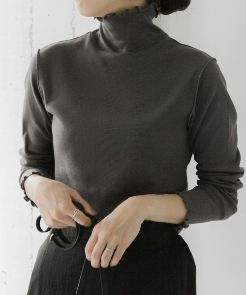 「URBAN RESEARCH Sonny Label」 長袖カットソー FREE ベージュ レディース_画像10