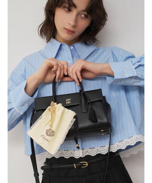 SNIDEL（スナイデル） ボストンバッグ フラップソフト2WAYボストン