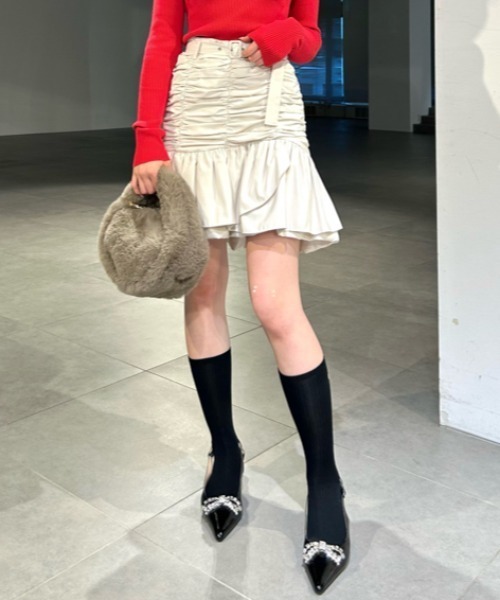 「LILY BROWN」 スカート 1 ブラック レディース_画像4