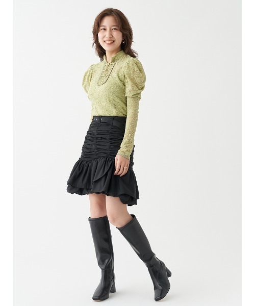「LILY BROWN」 スカート 1 ブラック レディース_画像8