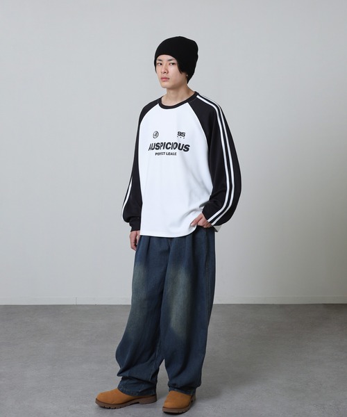 「ZIP FIVE」 長袖Tシャツ LARGE ホワイト メンズ_画像6