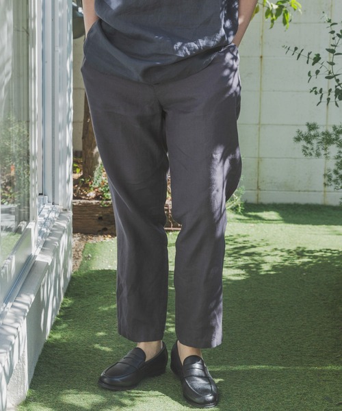 「URBAN RESEARCH DOORS」 イージーパンツ LARGE ベージュ メンズ_画像3