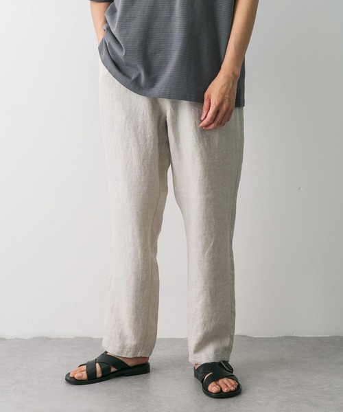 「URBAN RESEARCH DOORS」 イージーパンツ LARGE ベージュ メンズ_画像7