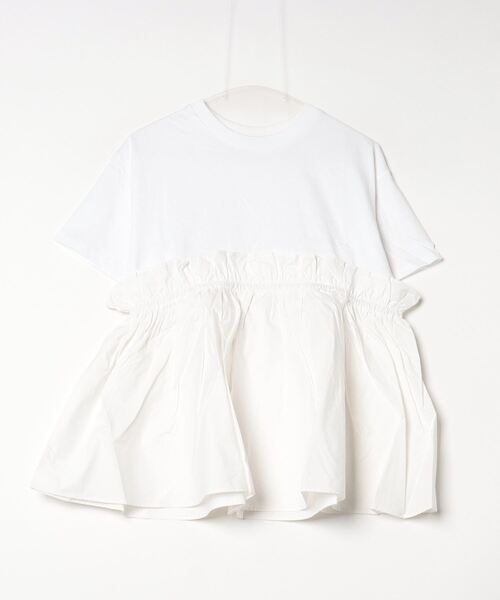 「SHIPS Colors」 半袖カットソー ONE SIZE オフホワイト レディース_画像2