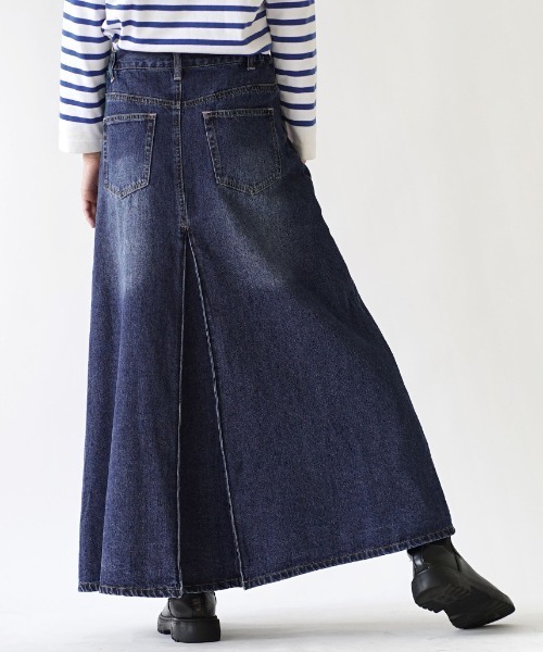 「e-zakkamania stores」 「nod」デニムスカート M インディゴブルー レディース_画像6