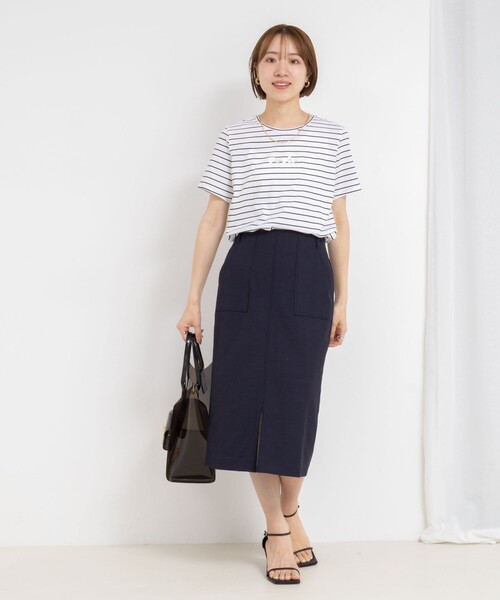 「NOLLEY'S」 半袖Tシャツ 38 ホワイト レディース_画像2
