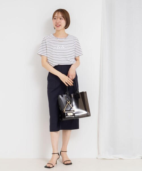 「NOLLEY'S」 半袖Tシャツ 38 ホワイト レディース_画像3