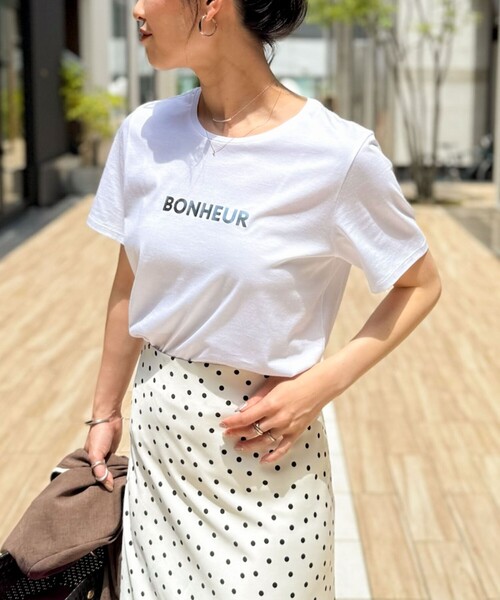 「NOLLEY'S」 半袖Tシャツ 38 ホワイト レディース_画像9