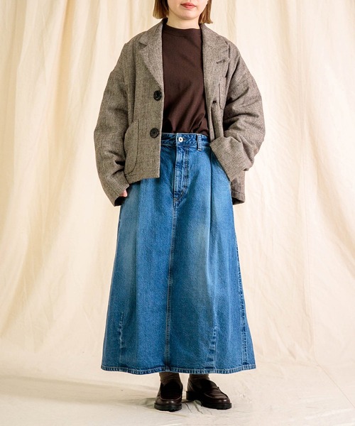 「Brocante」 デニムスカート 2 インディゴブルー レディース_画像6