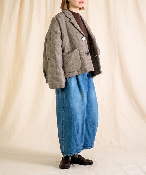 「Brocante」 デニムスカート 2 インディゴブルー レディース_画像7