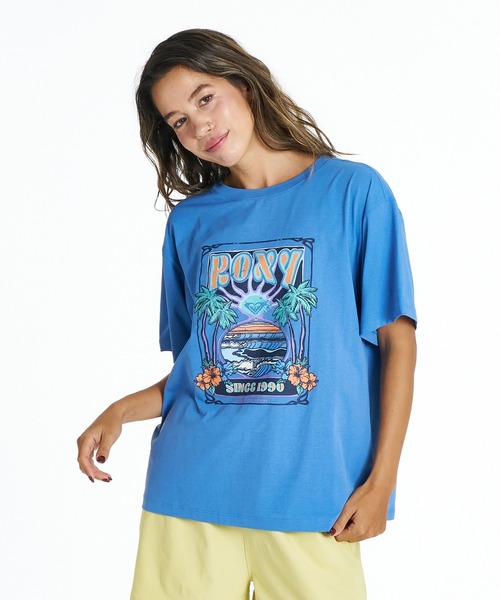 ROXY（ロキシー） tシャツ 半袖 ROXY SUNSETTER TEE ラッシュTシャツ