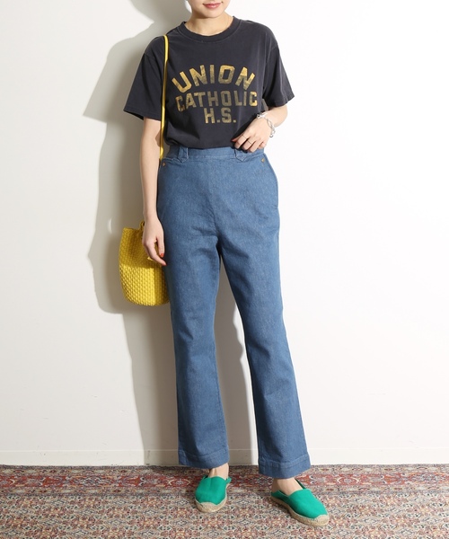 「IENA LA BOUCLE」 デニムパンツ 40 ブルー レディース_画像7