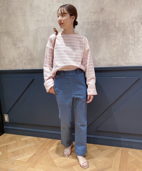 「IENA LA BOUCLE」 デニムパンツ 40 ブルー レディース_画像8
