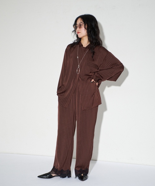 「GRISE」 フラットサンダル 25cm ブラック レディース_画像9
