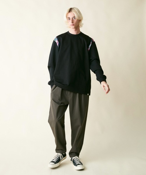 「rehacer」 スラックス LARGE ブラック メンズ_画像3