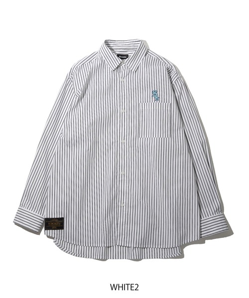 「Subciety」 長袖シャツ SMALL ブラック メンズ_画像4