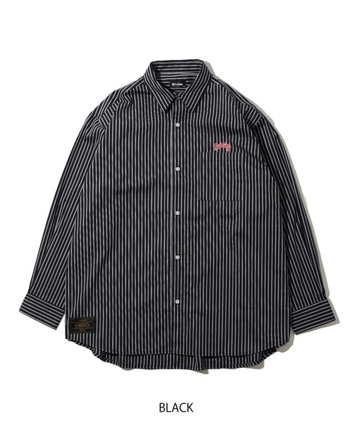 「Subciety」 長袖シャツ SMALL ブラック メンズ_画像6
