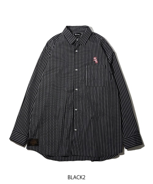 「Subciety」 長袖シャツ SMALL ブラック メンズ_画像7