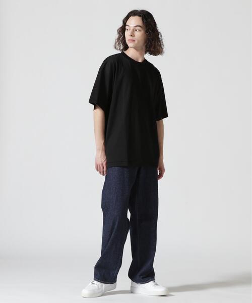 「ATON」 半袖Tシャツ 6 ブラック メンズ_画像2