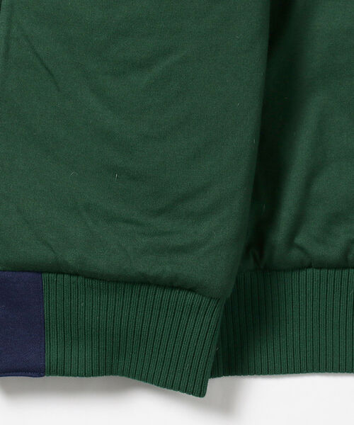 トレーナー スウェット LOOPWHEELER × BEAMS PLUS / 別注 ダウン ジップ パーカー メンズの画像