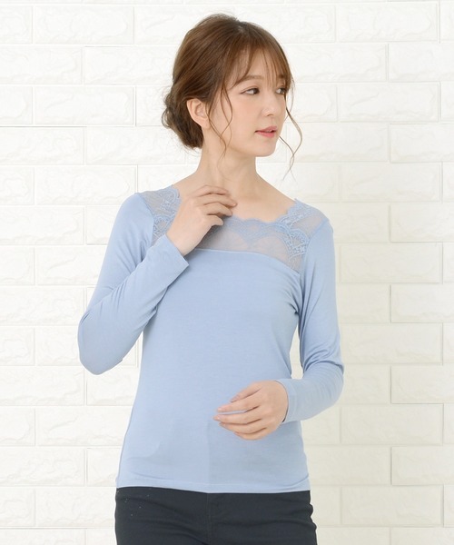 ブラウス シャツ 2way drost lace blouse レディース garden lace 2way blouse（シャツ・ブラウス） | CODE A（コード